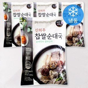 신의주찹쌀순대국 (냉동), 600g, 4개