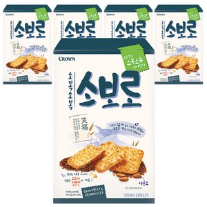 크라운 소복소복 소보로, 240g, 5개