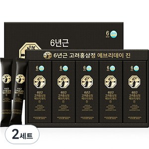 자연허브 6년근 고려홍삼정 에브리데이 진 홍삼스틱 30p + 쇼핑백, 450g, 2세트