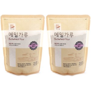 전원식품 메밀가루, 400g, 2개