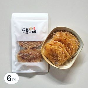 순돌이네 참 쥐포 소, 6개, 250g 내외