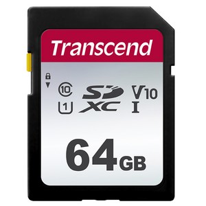 트랜센드 SD카드 메모리카드 TS64GSDC300S, 64GB, 1개