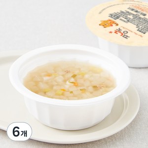 짱죽 이유식 한우무국 12개월부터, 혼합맛(한우/무), 170g, 6개