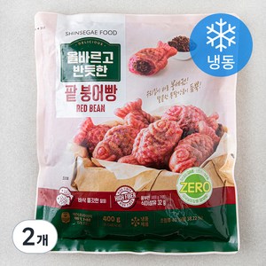 올반 올바르고 반듯한 팥 붕어빵 (냉동), 400g, 2개