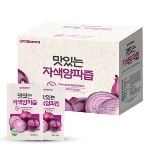 참앤들황토농원 국내산 맛있는 자색양파즙, 100ml, 50개