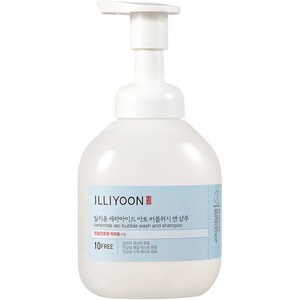 일리윤 세라마이드 아토 버블워시앤샴푸 바디워시, 400ml, 1개