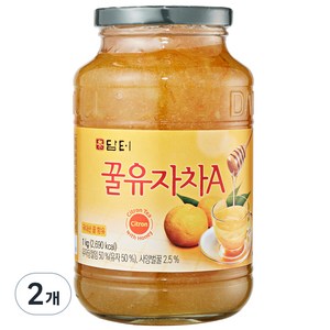 담터 꿀유자차A, 1kg, 1개입, 2개