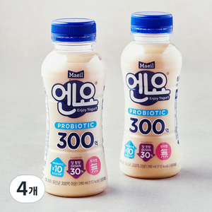 엔요 300 요구르트, 280ml, 4개