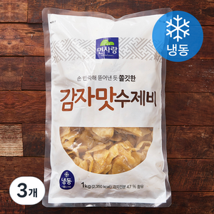 면사랑 감자맛 수제비 (냉동), 1kg, 3개