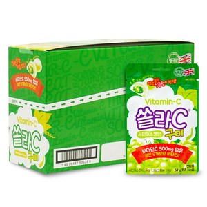 고려은단 쏠라C구미 샤인머스캣맛, 50g, 8개