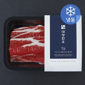 대정한우 우삼겹 1++등급 (냉동), 200g, 1개