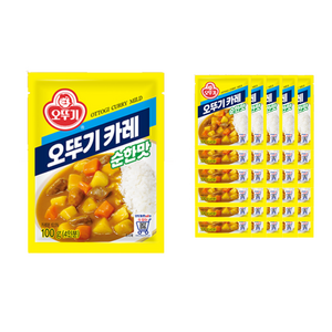 오뚜기 카레 순한맛, 100g, 40개