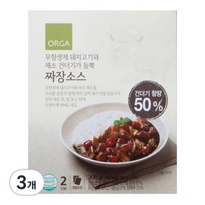 올가 즉석 짜장소스, 300g, 3개