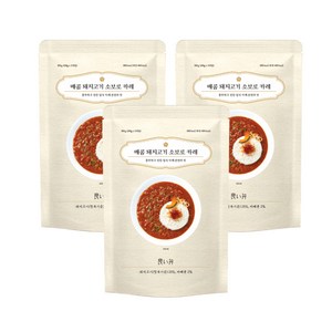 요이벤 매콤 돼지고기 소보로 카레, 150g, 3개