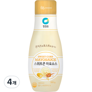 청정원 스위트콘 마요소스, 300g, 4개