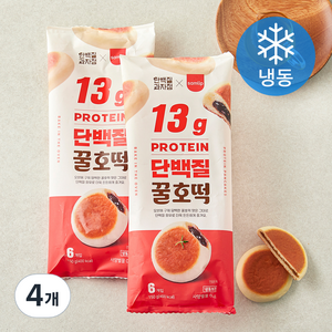 단백질과자점 단백질 꿀호떡 (냉동), 150g, 4개