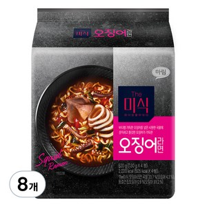 더미식 오징어라면 130g, 8개