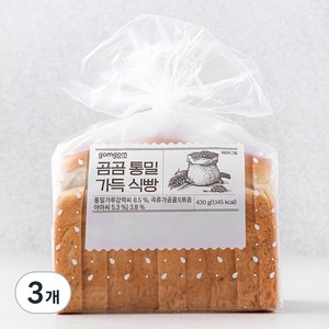 곰곰 통밀 가득 식빵, 430g, 3개