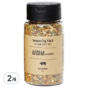 시즈닝톡 삼겹살 시즈닝, 75g, 2개