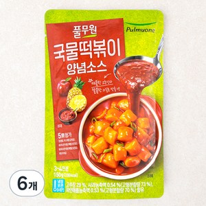 풀무원 국물떡볶이 양념소스, 150g, 6개