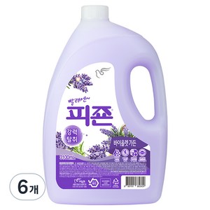 피죤 레귤러 3100ml 바이올렛가든, 3.1L, 6개