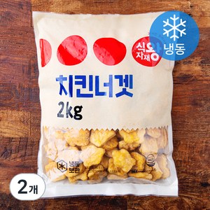 식자재왕 치킨너겟 (냉동), 2kg, 2개