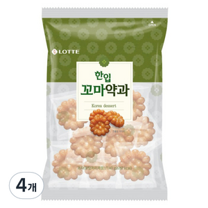 롯데웰푸드 한입꼬마약과, 140g, 4개