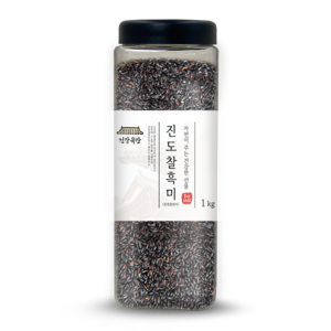 건강곡간 진도 찰흑미 검정찰현미, 1kg, 1개