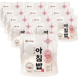 아침 가마솥 아침밥, 210g, 12개