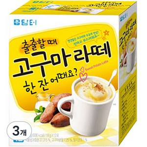 담터 고구마라떼 분말, 18g, 12개입, 3개