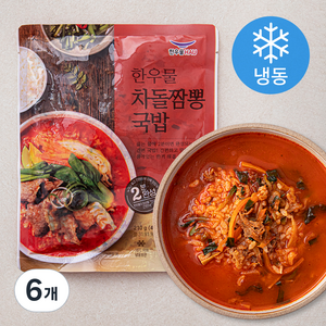 한우물 차돌짬뽕 국밥 (냉동), 210g, 6개