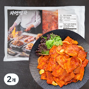 자연별곡 홍천식 고추장 삼겹살 (냉장), 750g, 2개