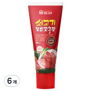 움트리 쇠고기 볶음고추장, 120g, 6개