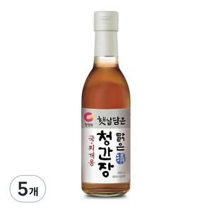 햇살담은 맑은 청간장 국찌개용, 5개, 390ml