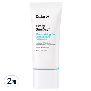 닥터자르트 에브리 선 데이 모이스처라이징 선크림 SPF50+ PA++++, 30ml, 2개