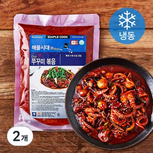 바다랑푸드랑 셰프신 쭈꾸미볶음 (냉동), 500g, 2개