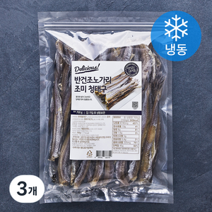 해맑은푸드 반건조노가리 조미 청대구 (냉동), 700g, 3개