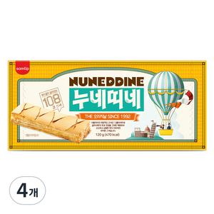 삼립 오리지날 누네띠네 10p, 120g, 4개