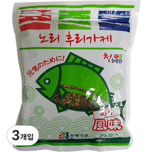 천혜식품 노리 후리가케, 500g, 3개