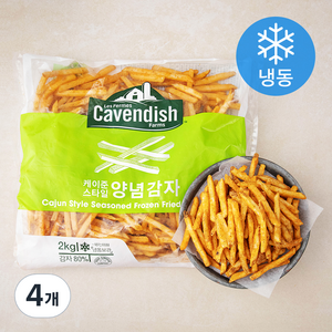 카벤디쉬 케이준 스타일 양념감자 (냉동), 2kg, 4개