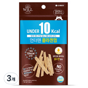 시리우스 윌 언더텐 강아지껌, 콜라겐, 20g, 3개