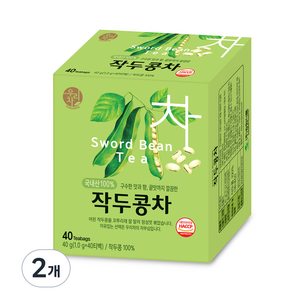 우리차 작두콩차, 1g, 40개입, 2개