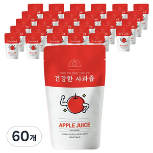 푸릇담 건강한 NFC 사과즙 30p, 60개, 100ml