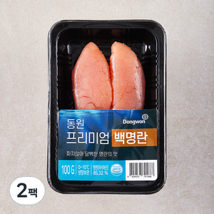 동원 프리미엄 백명란, 100g, 2팩