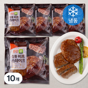 선진팜 정통 비프스테이크 (냉동), 160g, 10개