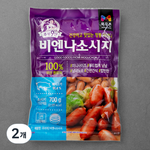 목우촌 주부9단 비엔나 소시지, 700g, 2개