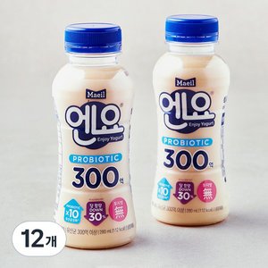 엔요 300 요구르트, 280ml, 12개