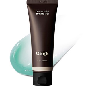 OBge 젠틀 피니쉬 쉐이빙젤, 80g, 1개