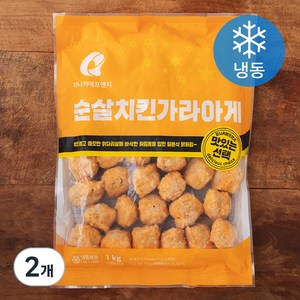 마니커에프앤지 순살치킨가라아게 (냉동), 1kg, 2개