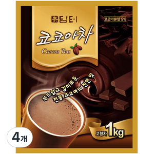 담터 코코아차 분말, 1kg, 1개입, 4개